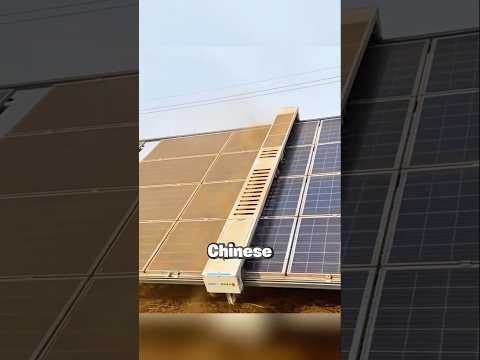 How Solar Panels Are Clean #shorts