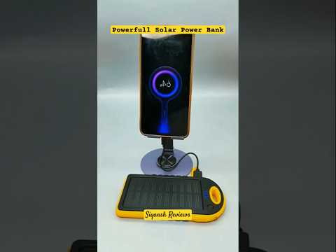 Powerfull Solar Power Bank #solarpower #gadgets #trending #viral #powerbank #shorts