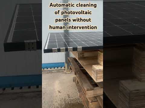 cleaning of your solar panels without human intervention Improve economic efficiency and save energy