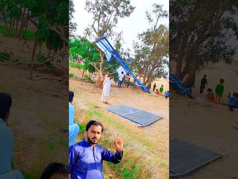 solar panel stand was blown away by the wind 😳 | #short #ytshort #shortvideo