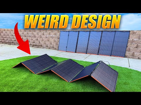 I Tested The WEIRDEST SOLAR PANELS!  Jackery Solar Saga 500