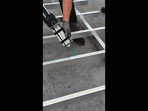 How to apply structural adhesive to flexible Solar Panels ☀️