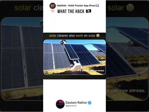 I’m so amazed by solar panels cleaning themselves – it’s like a robot 🤖 dance party on my roof!