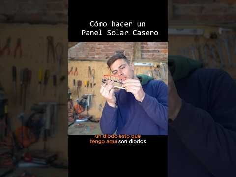 Cómo hacer un Panel Solar casero con Diodos