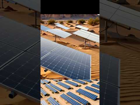 China’s Smart Bots Cleaning Solar Panel #shorts