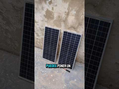 como tener una mini instalación solar para tener electricidad en caso de que haya un apagon !!!!
