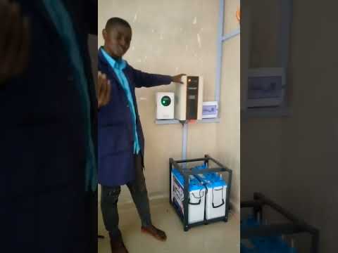 Installation of 3.5KVA Felicity inverter with 4. 4300watts solar panels #trending #solarinverter