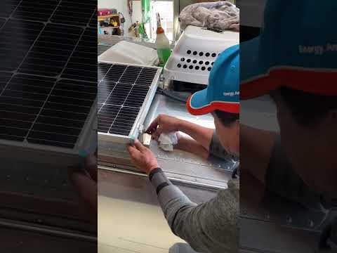 RV How To: Install RV Solar Panels On an Airstream Trailer #shorts #GotRVSolar RV Solar Systems