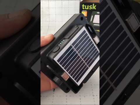 Solar panel for solar-powered LED light. #battery #solarpowerindia #light