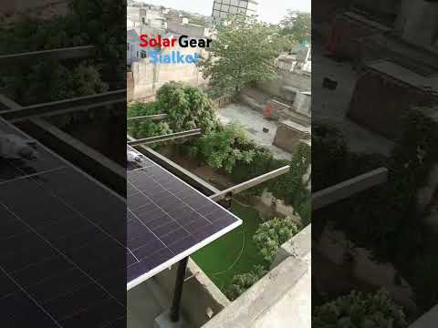 solar panels installation by Solar Gear Sialkot #solarmaxsialkotofficial #electronic