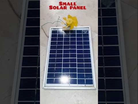 Diy solar project! #experiment #solarenergy #dcmotor on solar