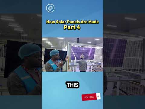 How Solar Panels Are Made – Part 4 ✅🧪 #ternenergy #sustainablesolutions #solar #cleanenergy