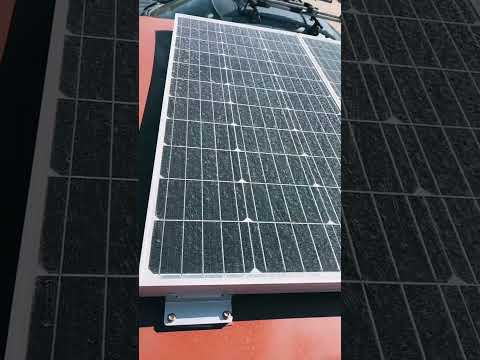 Solar Panel Setup on Vehicle Roof Explained#solarpanels #solarpower #vehiclesolar