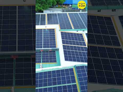 1 Megawatt Solar Power System | LONGi Solar Panels | Aerial View