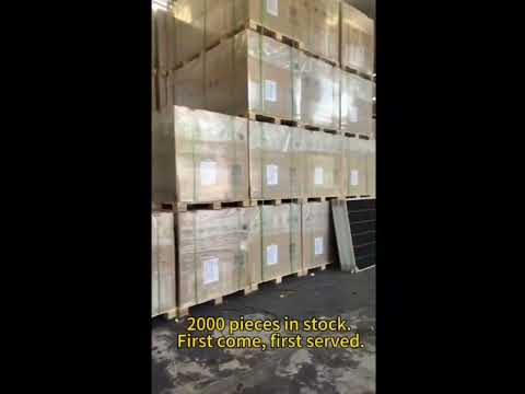 Second – hand solar panels in stock.