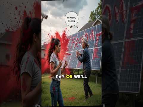 HOA VANDALIZES SOLAR PANELS?! ⚡️ BANNED! #shorts #viral #trending #hoakaren #hoa