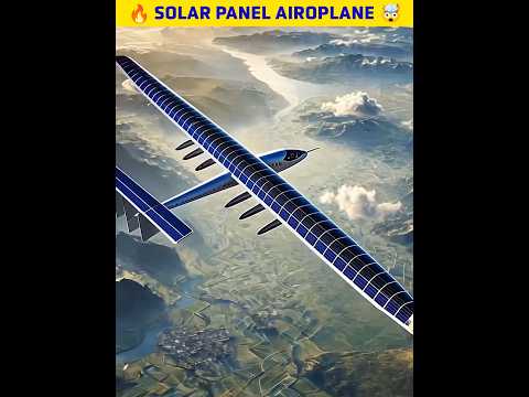 🔥 Solar Panel Airoplane 🤯 #shorts #trending