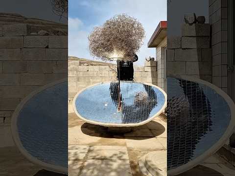 Solar power combustion device