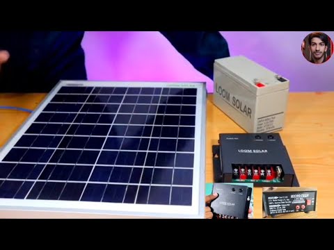 20 watt solar panel|✅12 volt ka battery solar se charge Karen|Swaraj charging controller price