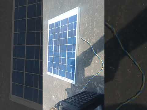 12v battery charge to 12v solar panel #solar
