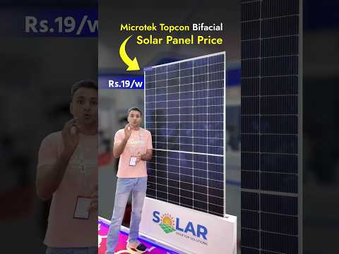 Microtek Topcon Bifacial Solar Panel Price | Best solar panels for home