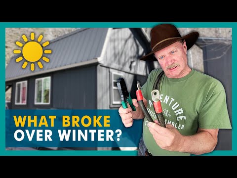 Solar Power Setup After Winter: Returning to My Off-Grid Cabin