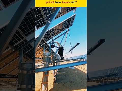 इतने बड़े Solar Panels क्यों #facts #shorts #ytshorts #short
