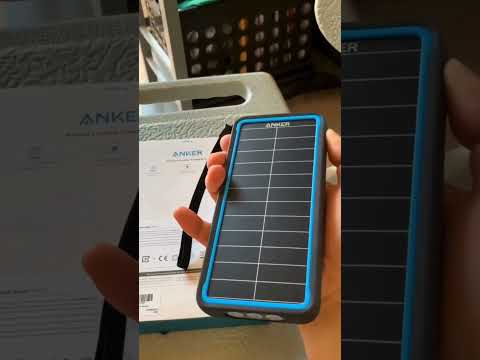 Solar Power Bank 20000mAh | Portable Solar Charger | 5 Solar Panels |
