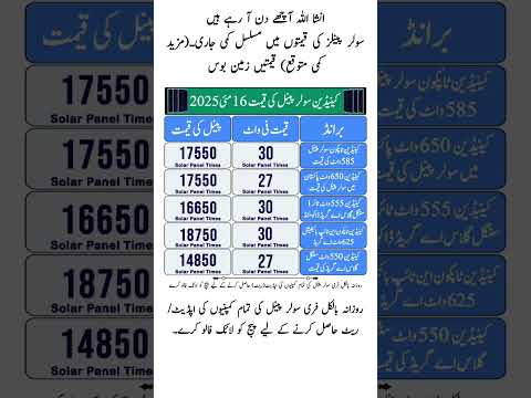 solar Panel Price in Pakistan