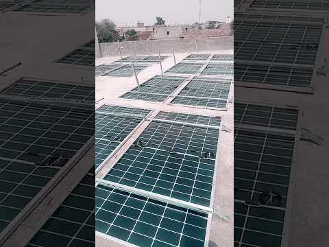 solar panel installation full complete with inverter