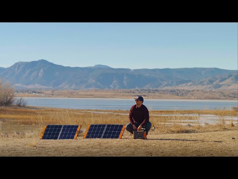 How to set up Jackery SolarSaga100W solar panel