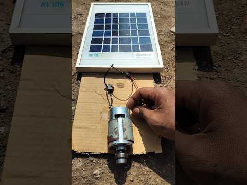 Mini Solar Panel Run 775 DC motor