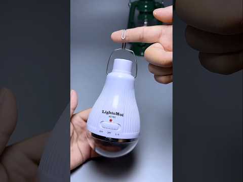 Solar Bulb With Solar Panel #solarpanel #solargardenlights #shorts