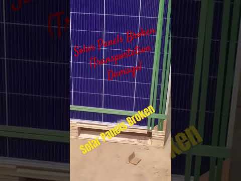 This Mistake is Breaking Thousands of Solar Panels! | Broken Solar Panels | QC of Broken Solar Panel