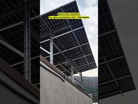 5KW Solar System Installed Near ISKON Temple TIRUPATI | 585W × 10 Solar Panel Setup #viralshorts