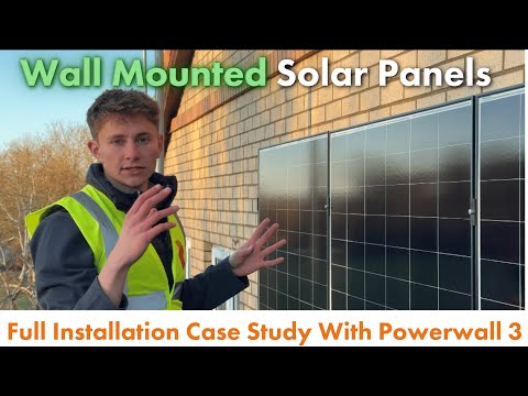 Installing Wall Mounted Solar Panels & 2x Tesla Powerwall 3 – Case Study
