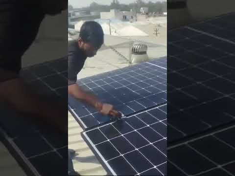SOLAR PANELS  installation in Mundka by Shri ji traders #renewableenergy #sustainablesolutions