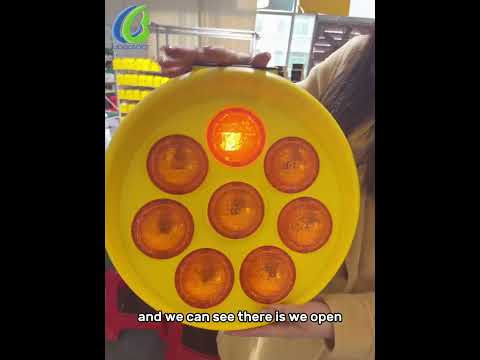 [LUBAOSOLAR] SUNFLOWER warning light#warninglights  #roadsafety #led #ledlights #solarlight #shorts