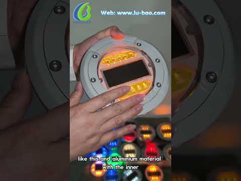 [LUBAOSOLAR] Solar road stud, FCC IC certificated#roadsafety #ledlights #led #roadstud #shorts