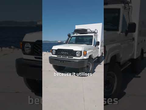 Here’s our new Mobile Clinic Pod conversion… powered by solar energy! ☀️🌍 #landcruiser #conversion