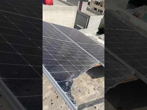Touta houa solar panel kitna kam karta ha #electrical #solarconverter #astronomy