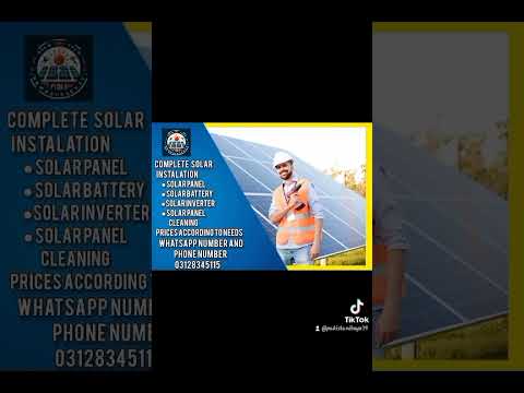 Solar Setup Panels ,Solar Inverter  ,Battery Installation and Solar Panel cleaning “at Best price”