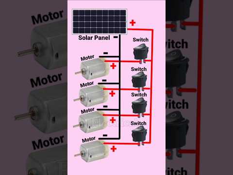 Direct Solar Panel SE Chalne Wala Motor Connection DIY Project#youtubeshorts #shorts #electronic#fyp