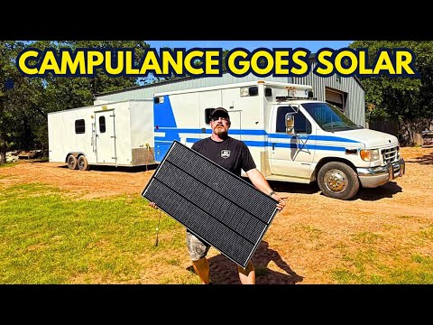 Converting an Ambulance into a Solar-Powered Camper – Renogy ShadowFlux Solar Panels