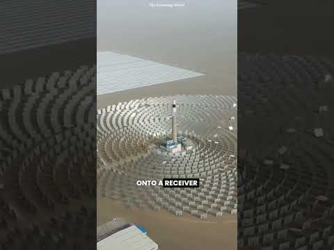 Have You Seen a Solar Power Plant Like This? #Science #ScienceFacts