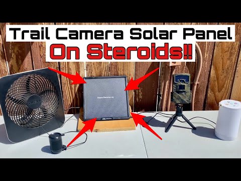 10watt Solar Panel with built in 15ah battery for Trail Cameras – Oripik SP10
