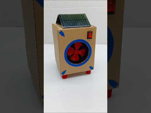 Solar Energy वाला Air Cooler कैसे बनाएं || How To Make Mini Cooler At Home Science Project #shorts