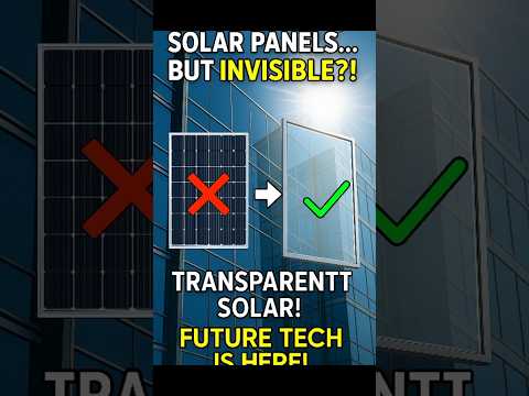 Transparent solar panels 🤔😮|watch till end|#telugu #facts #youtubeshorts #amazingfacts #afactstelugu