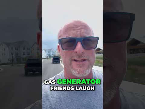 Solar Panels On A Cloudy Day