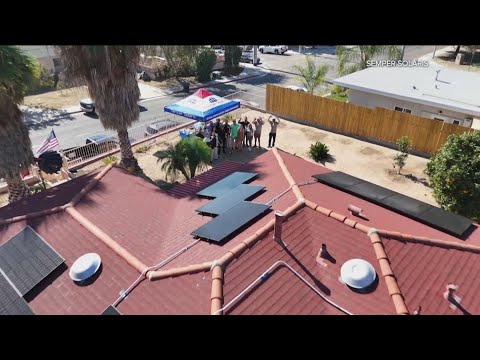 Gold Star wife receives free solar panels on Memorial Day